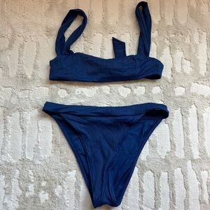 Monday Swimwear Navy Bikini Set